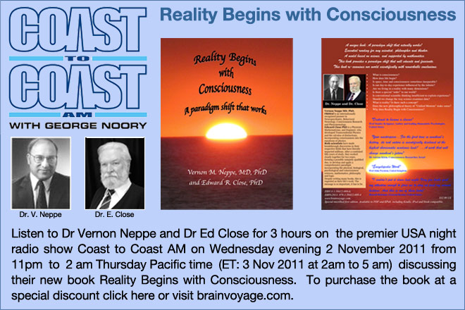 Dr. Neppe / Dr. Close on Coast to Coast talk radio
